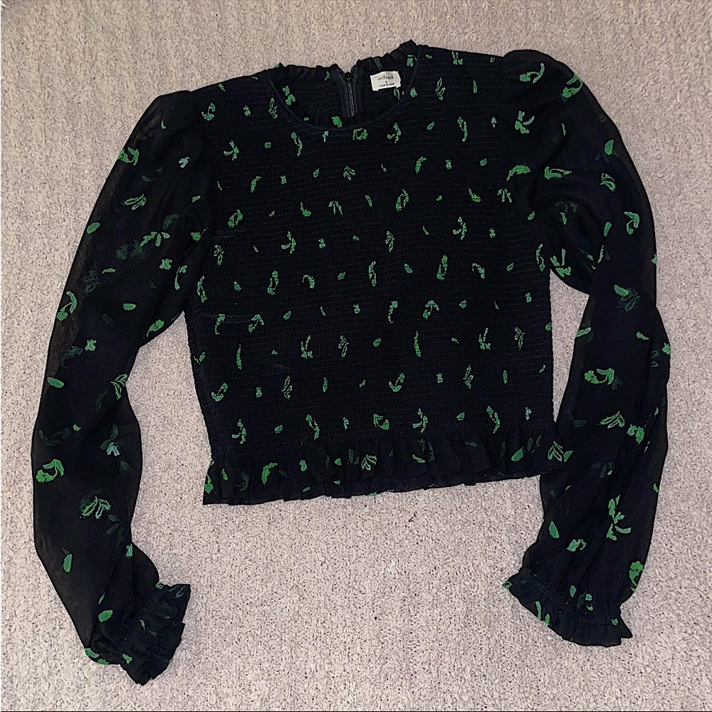 Aritzia Wilfred Tempest Novelty Blouse